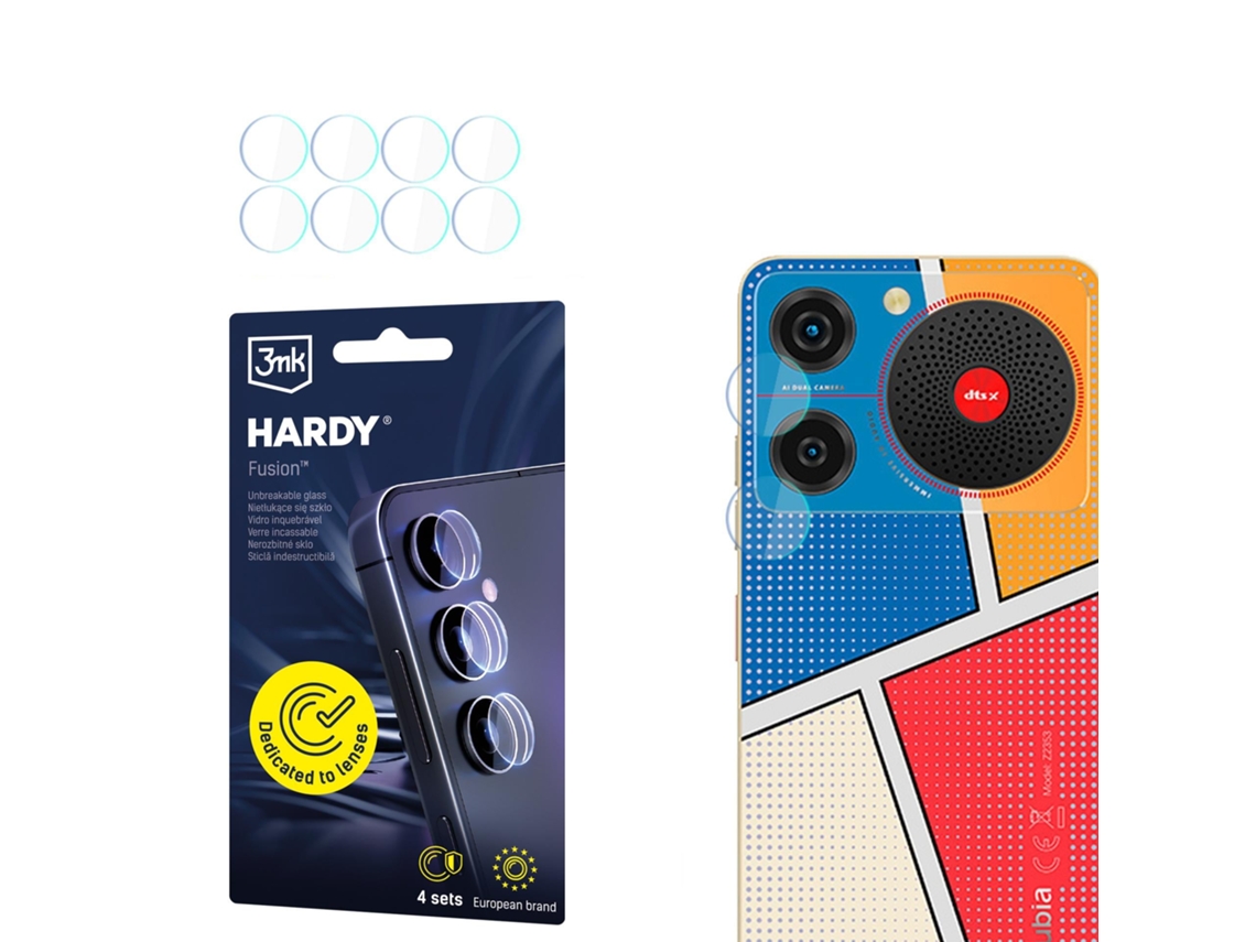 Película De Ecrã Nubia Music 3mk Hardy Fusion Lens Protection