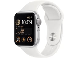 APPLE Watch SE GPS 40 mm Prateado com Bracelete Desportiva Branca (Outlet Grade A)
