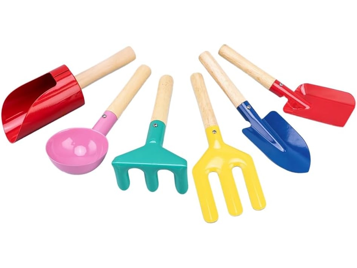 Conjunto de ferramentas de jardinagem com pá para crianças SFUSHOS