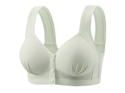 Sutiãs De Amamentação Sem Costuras, Estilo Top, Com Fecho Frontal E Sem Aro (m-38/85 34a/34b) Verde Claro Panoona