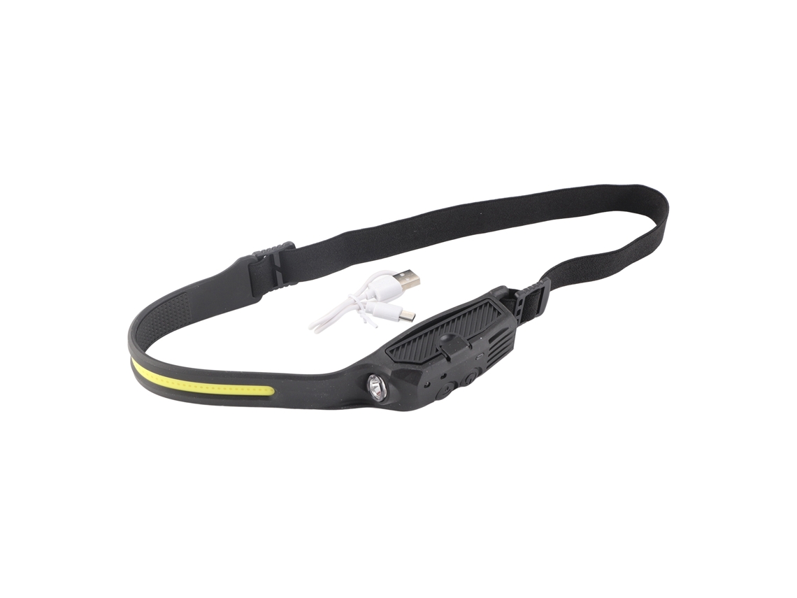 2026 lanterna Frontal Led Usb Recarregável 4 Níveis Switch Duplo Silicone Cob Sensor Inteligente para Exterior Ciclismo