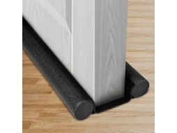 Lurelia Corta-vento Inferior Para Porta Duplo Dupla Espuma Epe 93 Cm 91 Cm 93 Cm De Comprimento Preto Externo