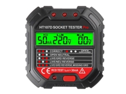 Ht107d Display Lcd Medição Rápida Plug And Play Testador De Tomada Led Detector De Saída Para Laboratório Olysi Shop