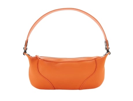 Bolsa De Mulher By Far Amira Pele Laranja