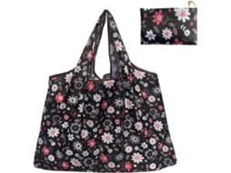 Bolsa de Ombro Dobrável Grande, Tipo Sacola, em Tecido Ripstop, Ideal para Compras e Presentes. Perfeita para Meninas. GOKOCO