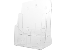 Suporte De Parede Transparente Em Acrílico Para Documentos, Ideal Para Escritório, Brochuras, Revist Gokoco