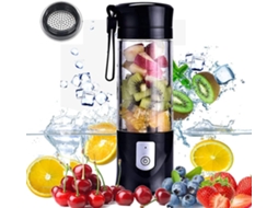 Lurelia Liquidificador Portátil Recarregável Usb, 530 Ml, Para Sumos