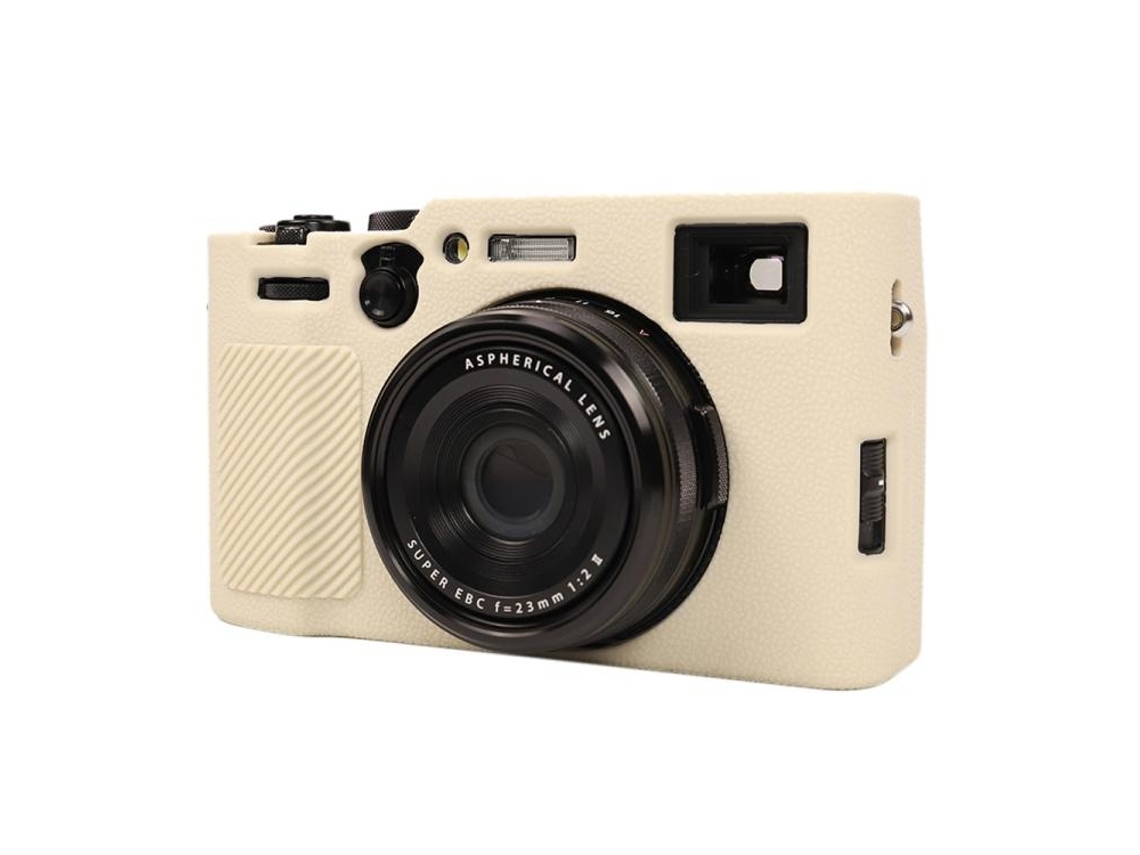 Capa Protetora Lurelia Para Fujifilm X100vi, Silicone Macio, Cor Branco