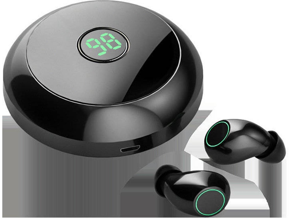 Auriculares Mni In Ear NISSGU True Wireless Bluetooth com Cancelamento de ruído Preto