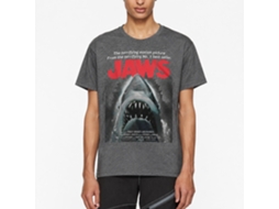 Rockinstone Jaws Movie Beware Heather Graphite Adult T-shirt Size:xxl