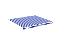 Replacement Awning Fabric, Replacement Awning Fabrics Vidaxl Azul Poliéster (380 X 345 Cm)