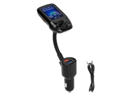 Reprodutor de Mp3 Bluetooth para Carro EOOCOO (reprodução de Música Via Bluetooth, Carregamento Móvel com Duas Portas)