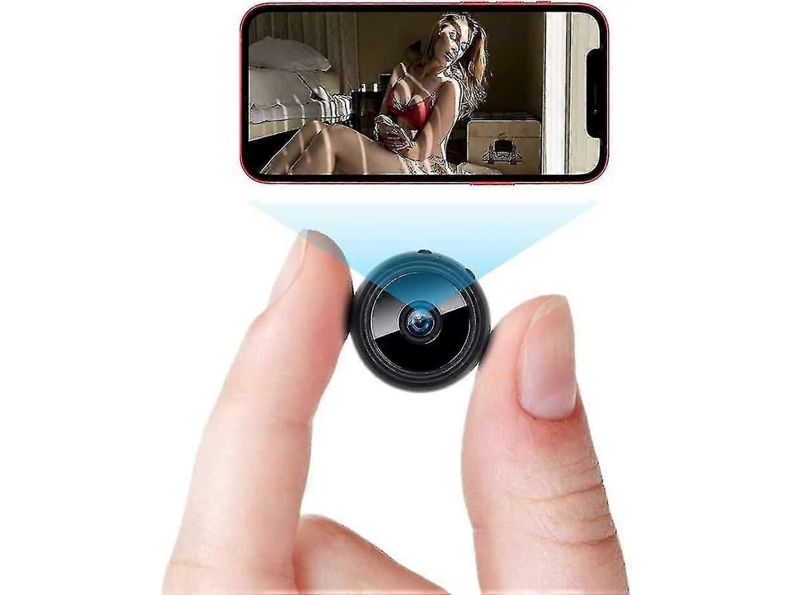 Mini Câmera De Segurança Sem Fio Wifi, Pequena Câmera Ip De Vigilância Inteligente