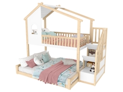 Cama de Solteiro Estofada 90x200cm com Luzes e USB DELCOND