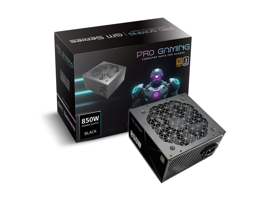Fonte De Alimentação Progaming 850w 80 Plus Gold Totalmente Modular 12vhpwr I-stop Fan Preto