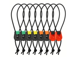 8 Tiras para Vara de Pesca Samsfx Cintos Velcro Resistentes com Faixas Elásticas, Compatíveis Varas Arremesso, Spinning e F Db AQUAFORGE