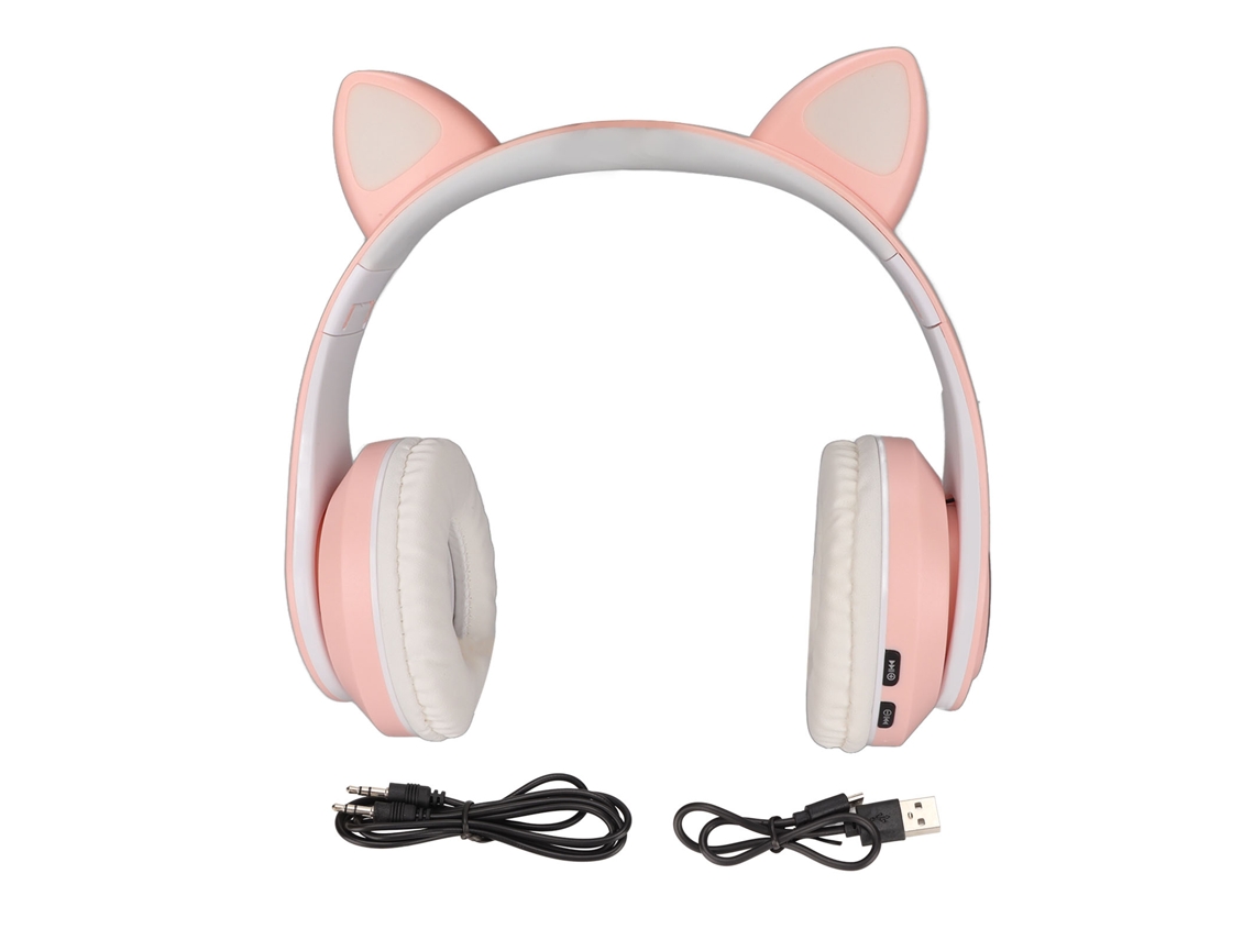 Fones de Ouvido Bluetooth Over ear LAXISCREED com Iluminação e Grave Pesado | LAXISCREED