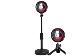 Projetor De Pôr Do Sol Com Luz Noturna Arco Íris, Ideal Para Decoração Quartos, Ambientes Internos E Paredes. Aquaforge