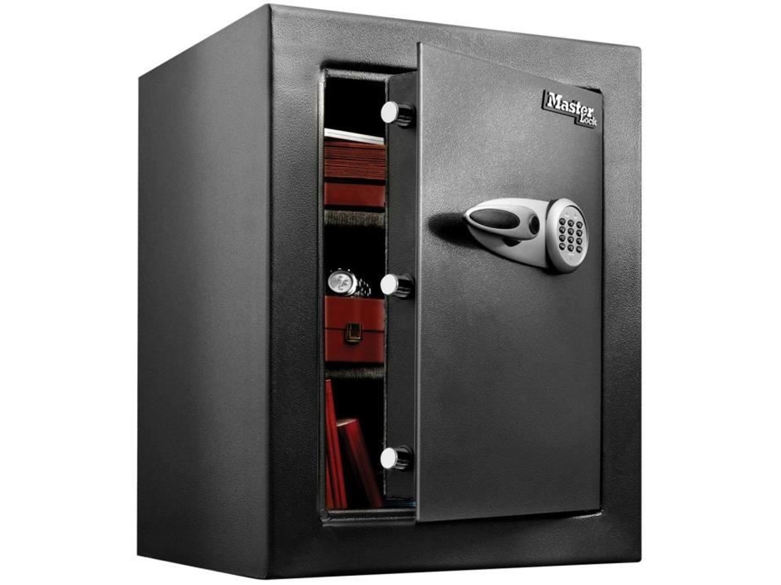 Cofre Combinado Eletrônico De Alta Segurança Xl 119 Litros Master Lock T8 331ml