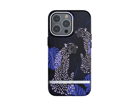 Capa para Iphone Chita Azul  13 Pro