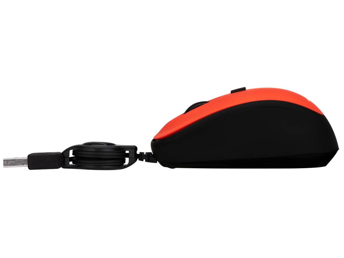 Rato MITSAI R311 (Cabo USB Casual 2400 dpi Vermelho) Worten.pt