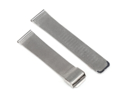 Pulseira de aço inoxidável para relógio Huawei 20mm, cor prata (substituição)