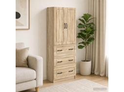 Vidaxl Conjunto De Gabinete 2 Pcs Carvalho Sonoma 66 X 34,5 X 87 Cm