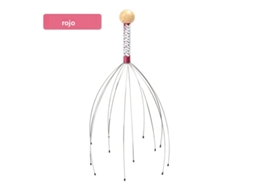 Massageador de Cabeça de Polvo , com Garras, Feito de Aço Inoxidável, Design Portátil. MDUG (vermelho)