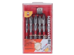 Kit De Brocas De Cruz Magnéticas De Acero Aleado Resistente À Corrosão E Ao Desgaste Para Parafusadeiras Elétricas 1/4in 65mm