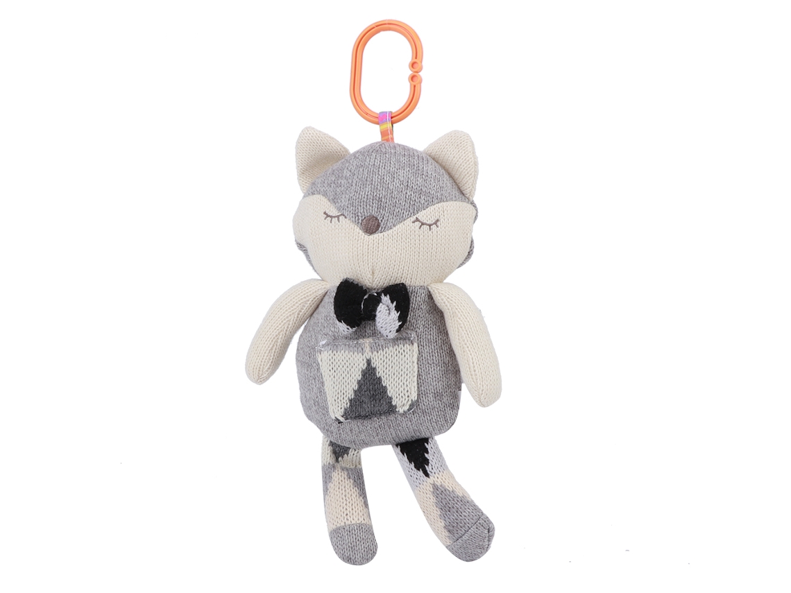 Mali boneca para Bebê com Gancho de Animais Fofos Brinquedo Calmante para Carrinho de Bebê