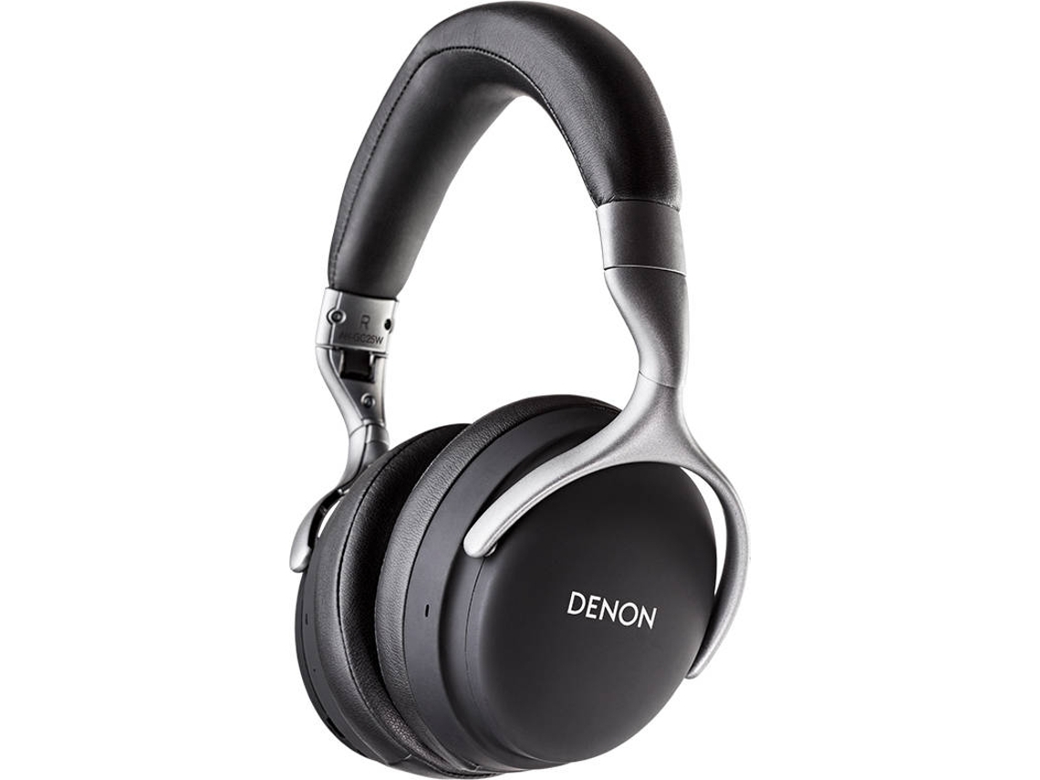 Auscultadores Bluetooth DENON Ah-Gc25W (Outlet Caixa Aberta - Over Ear - Microfone - Preto)