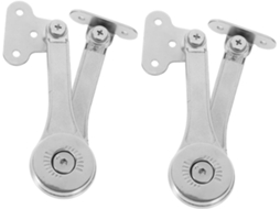Conjunto De 2 Dobradiças Liga Zinco Reforçadas Para Tampas Móveis,