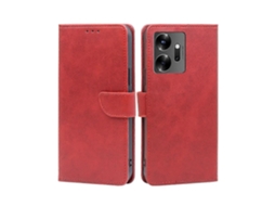 Capa De Celular Flip Com Fivela E Textura De Bezerro Para Infinix Zero 20
