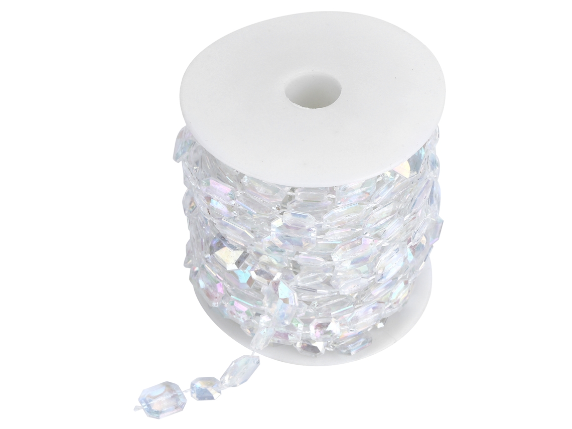 Laxiscreed Cordão De Bolas Iridescentes De 10m Para Decoração De Casamentos E Festas