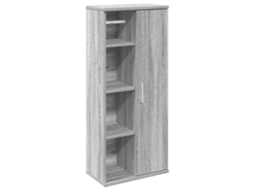Móvel para Casa de Banho com Suporte Rolos Sonoma Cinza MAISON EXCLUSIVE (39x22x90 cm)