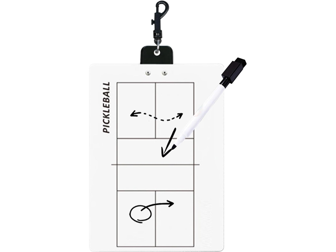 Tabuleiro Intermediário Para Pickleball, Vôlei E Badminton, Tabuleiro Estratégico De Dupla Face, Quadro Branco