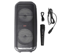 1200w Super Grande Outdoor Bluetooth Speaker 6 Polegadas Double Horn Subwoofer Portátil Coluna Sem Fio Baixo Som Com Microfone