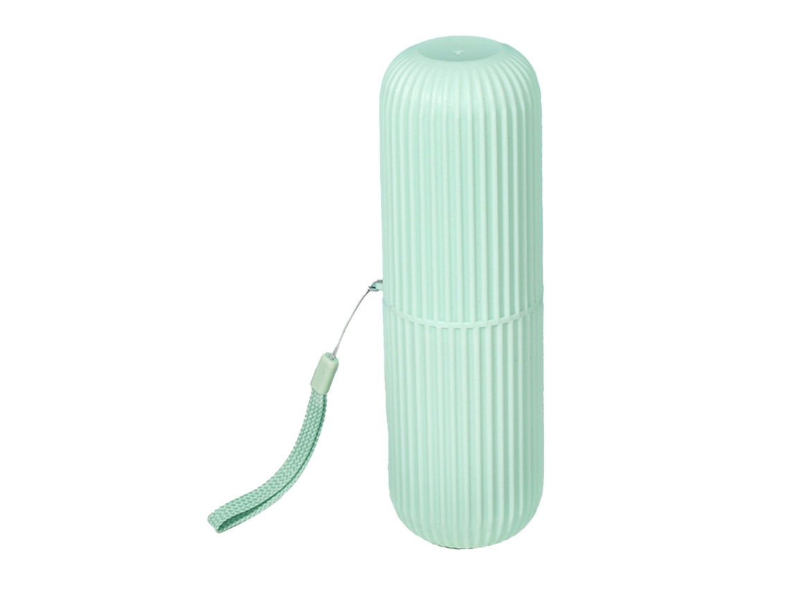 Escova De Dentes Portátil Multifuncional Viagem Copo Verde