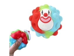 Primerox bola de Descompressão de Silicone 3d Palhaço Brinquedo Sensorial para Crianças e Adultos