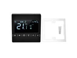 Termostato Inteligente De Painel Tocável Com Display Digital Para Ar Condicionado E Coil Fan 2 Em 1