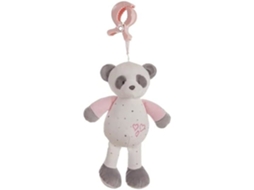 Brinquedo - Creaciones Llopis - Clipe Baby Panda Rosa - Plástico - 25 Cm - Para Bebês Mistos
