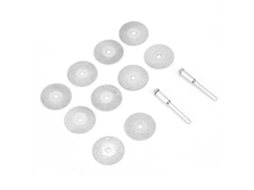 Laxiscreed Disco De Diamante De 22mm Para Corte, Revestido A Electroplating, Compatível Com Ferramentas Rotativas