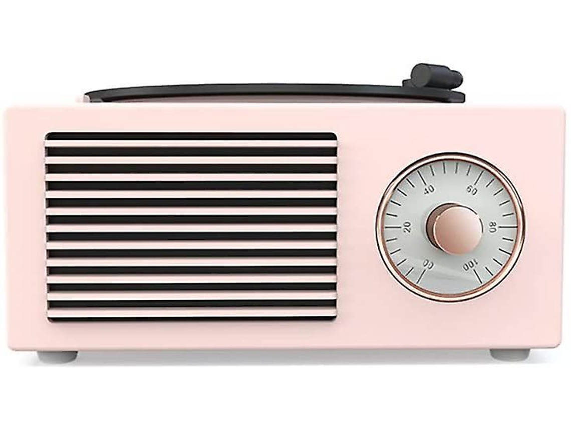 Coluna Bluetooth YIZHOOD Rosa