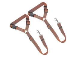 Cinto de Segurança Ajustável para Cães em Carro com Protetor Elástico, Animais Estimação, Arnês Cães. GOKOCO