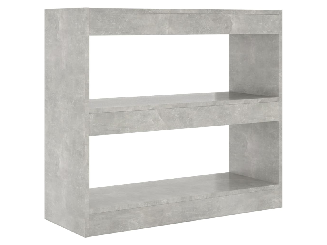 Book Cabinet, Book Cabinets Vidaxl Cinzeto Madeira Processada (n/a)
