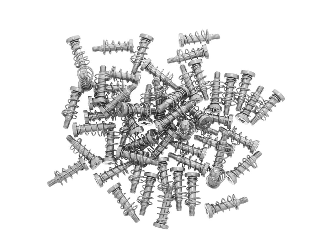 Conjunto De 100 Parafusos De Computador Com Mola, Parafusos Para Ventoinhas E Dissipadores De Calor De Pc, Cabeça Redonda E Plana Gokoco
