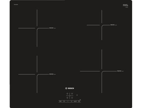 Placa de Indução BOSCH PUE611BB1E (Elétrica - 59.2 cm - Preto)