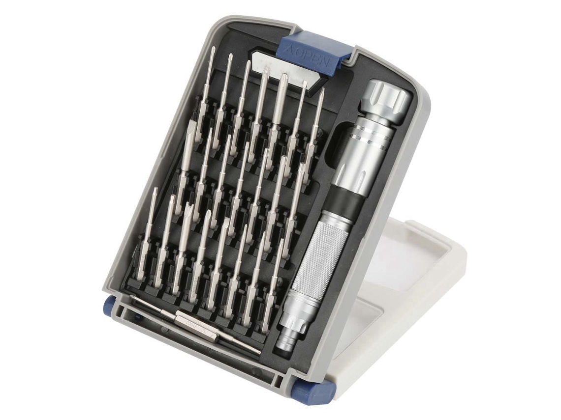 Kit de Chave de Fenda Precisão 22 em 1 Aço S2 S/MARCA