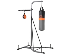 Estação multifuncional ajustável com saco de boxe 20kg e bola de soco para treino de boxe S/MARCA