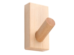 Gancho De Parede De Madeira Castanho Prático Para Sala Quarto Cozinha Escritório